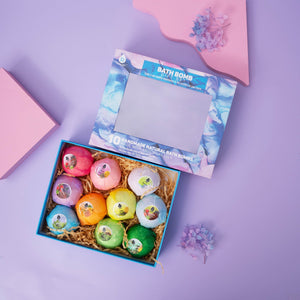 10 Pcs of Handmade, Natural and Organic Bath Bombs by Pursonic