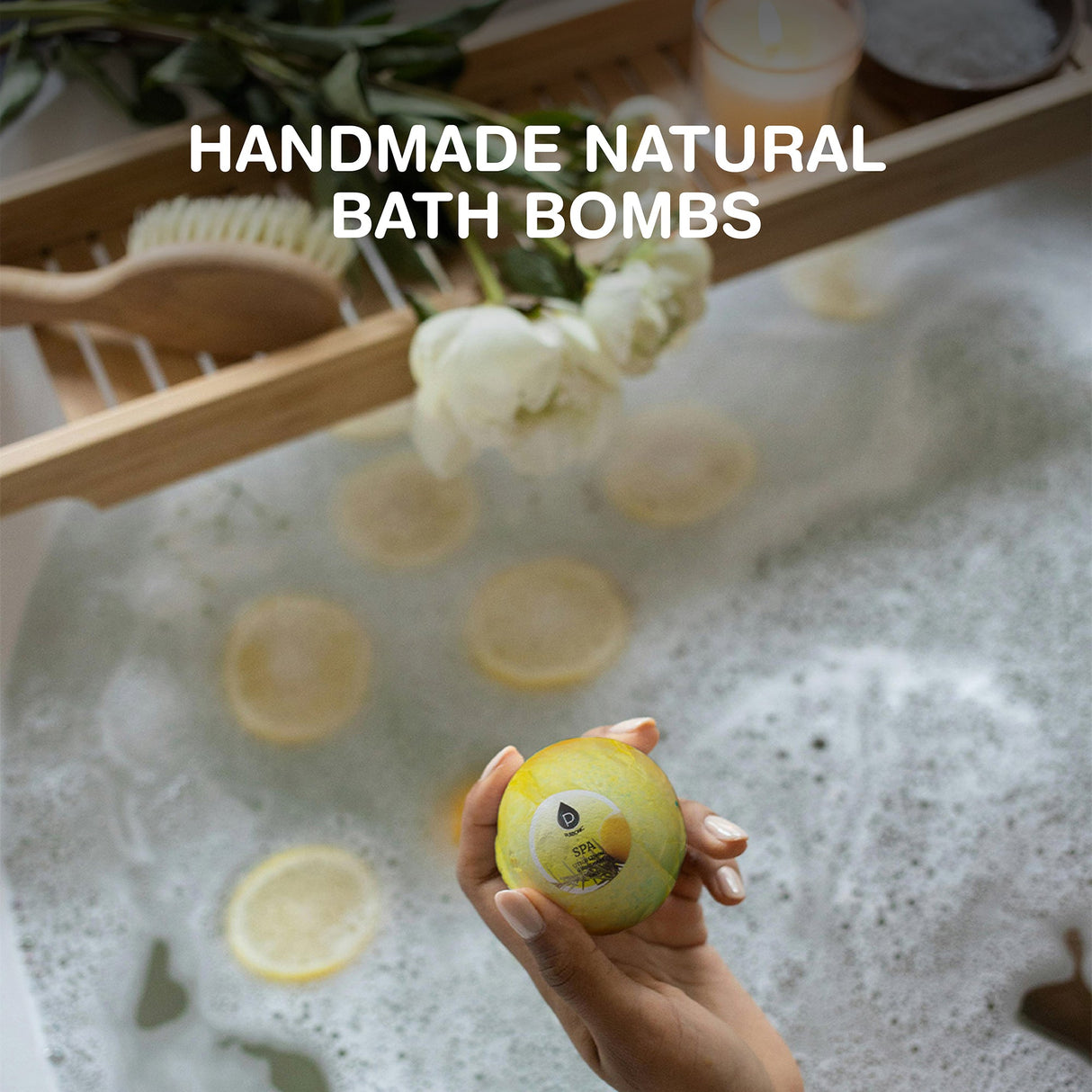 10 Pcs of Handmade, Natural and Organic Bath Bombs by Pursonic