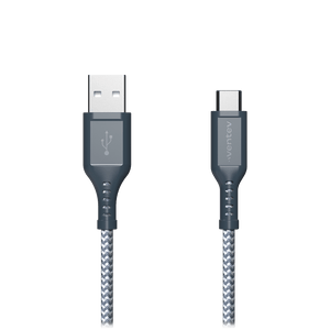 Ventev High Speed USB A to USB C Braided Cable with 2x the Copper for Faster Charging 6ft by Ventev