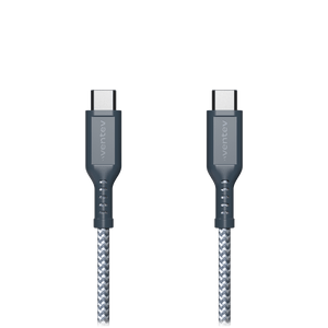 Ventev High Speed USB C to USB C Braided Cable with 2x the Copper for Faster Charging 6ft by Ventev