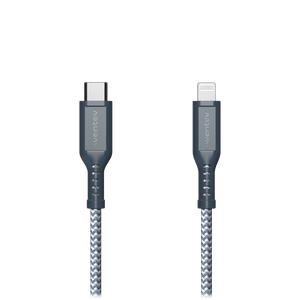 Ventev High Speed USB C to Apple Lightning Braided Cable with 2x the Copper for Faster Charging 6ft by Ventev