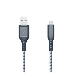 Ventev High Speed USB A to Micro USB Braided Cable with 2x the Copper for Faster Charging 6ft by Ventev
