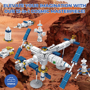 Contixo BK07 Aerospace Series Space Station Building Block Set - 573 PCS by Contixo