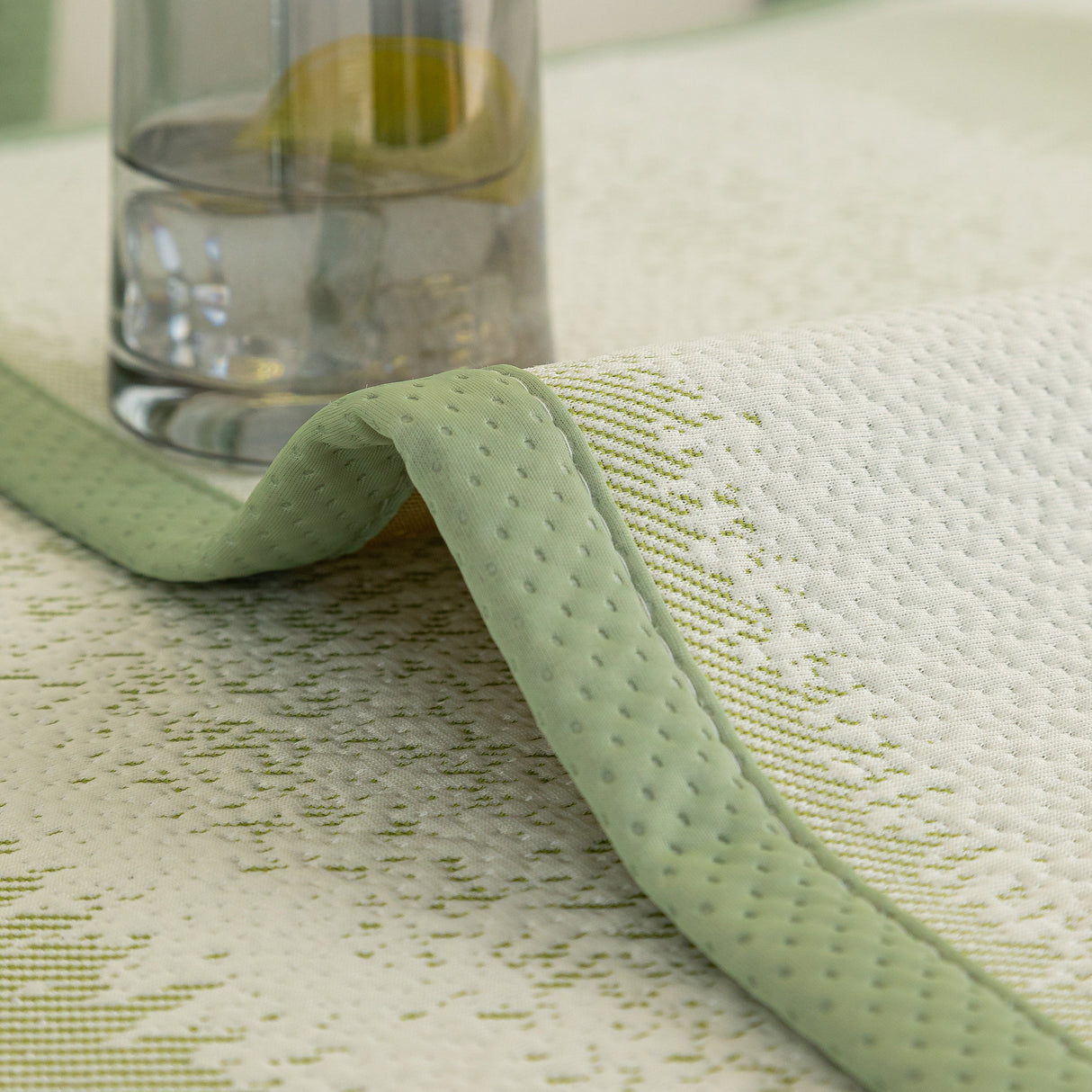 Striped Non-Slip Cooling Couch Cover, Summer Couch Pads for Seat Back Armrest