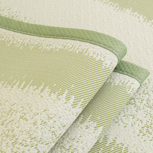 Striped Non-Slip Cooling Couch Cover, Summer Couch Pads for Seat Back Armrest