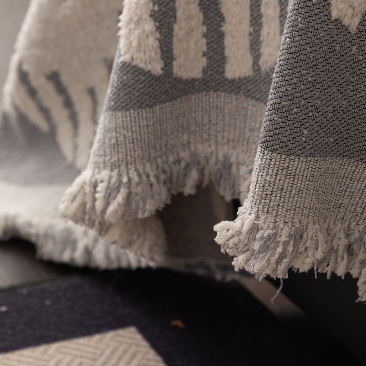 Chenille Sofa Cover Throw Blanket Woven Textured Decorative Furniture Slipcover