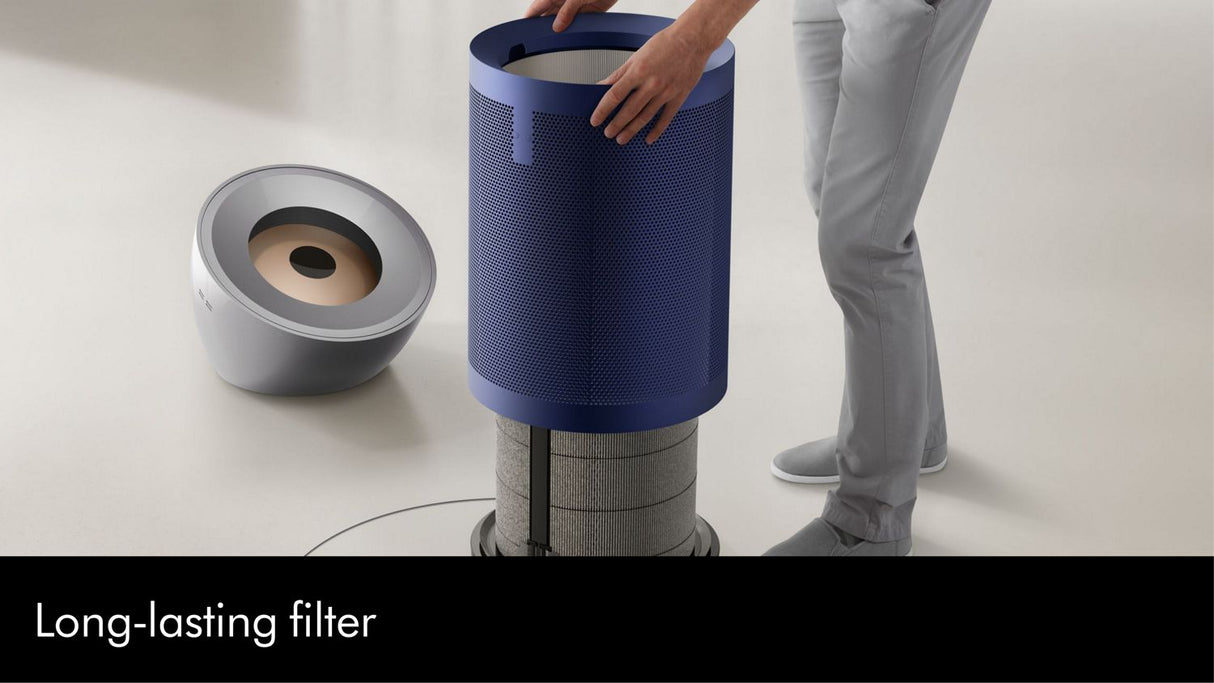 Dyson Air Purifier Cool Big+Quiet Formaldehyde BP03 Tower in Bright Nickel/Prussian Blue