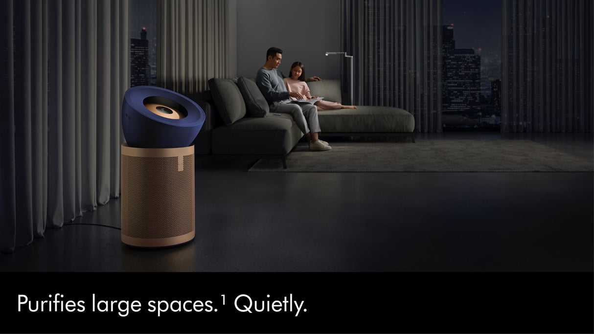DYSON AIR PURIFIER BP04 TOWER in BLUE/GOLD (CERTIFIED REFURBISHED)
