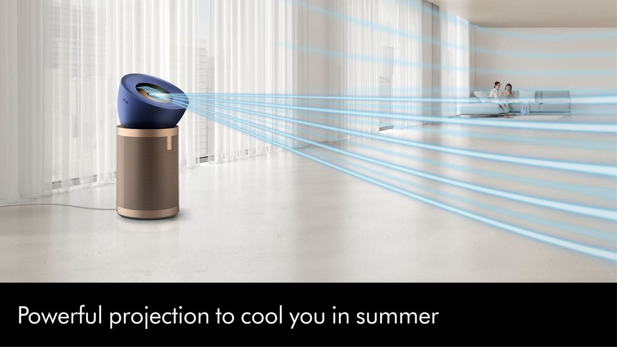 DYSON AIR PURIFIER BP04 TOWER in BLUE/GOLD (CERTIFIED REFURBISHED)