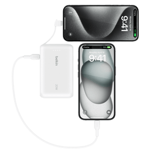 Belkin BoostCharge Power Bank with Integrated Cable 10,000 mAH by Belkin