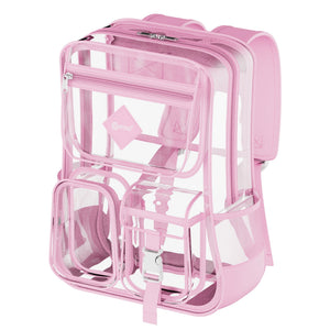 Contixo Heavy Duty Clear Backpack - PVC Transparent, Stadium Ap