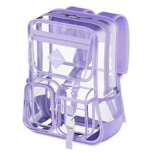 Contixo Heavy Duty Clear Backpack - PVC Transparent, Stadium Ap