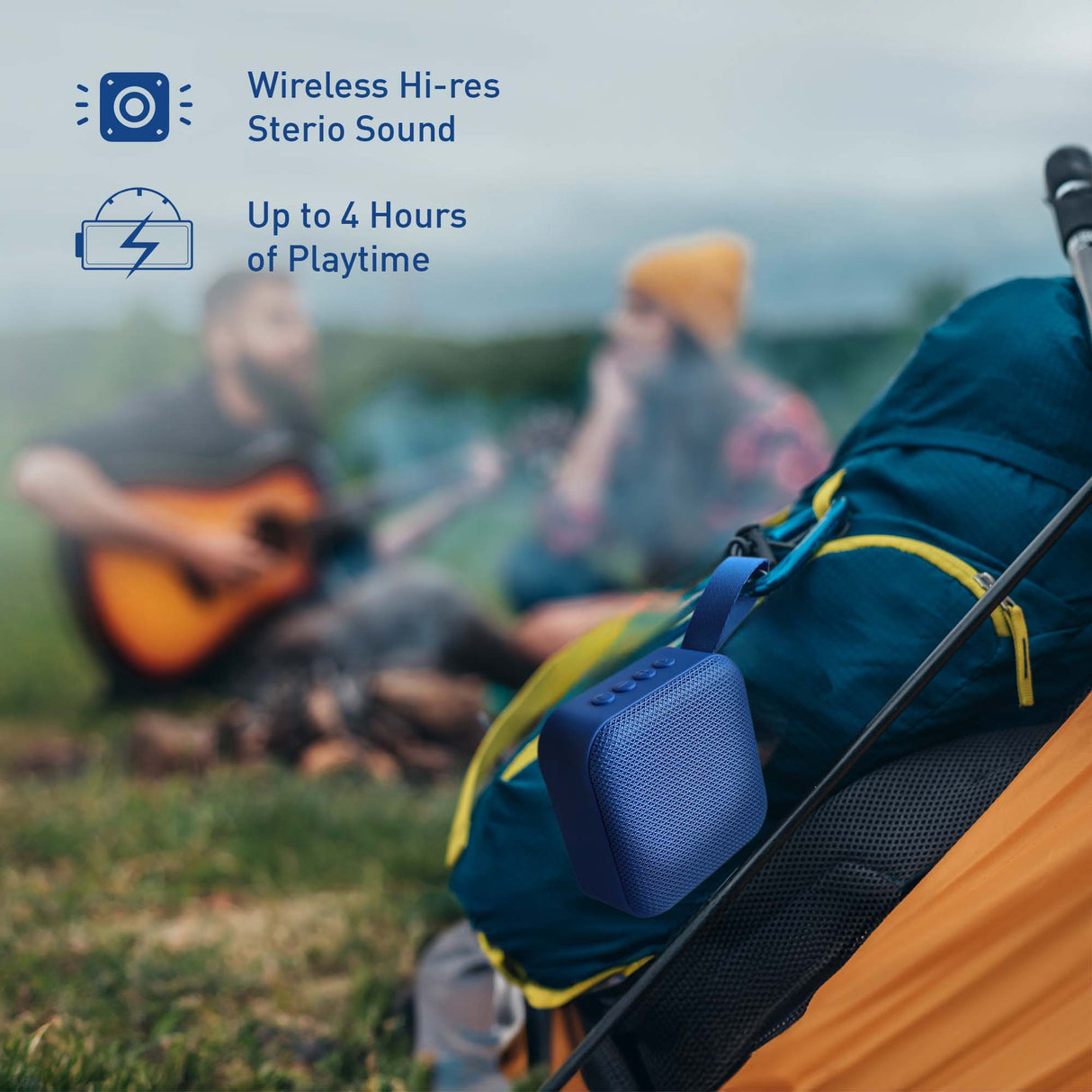 On-the-Go Essentials Bundle: Wireless Speaker & Purtag Tracker by Pursonic