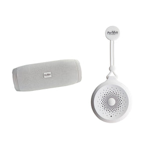Pursonic Peak Wireless Speaker & Pursonic Waterproof Wireless Speaker Bundle – 360° Hi-Res Sound Anywhere, Anytime