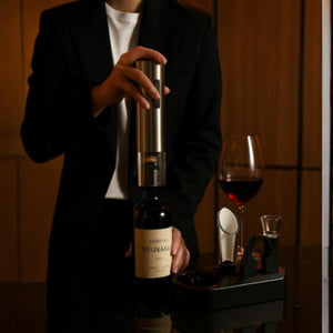 Pursonic 5-Piece Electric Wine Opener Set by Pursonic
