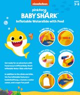 Baby Shark Inflatable Water Slide with Pool
