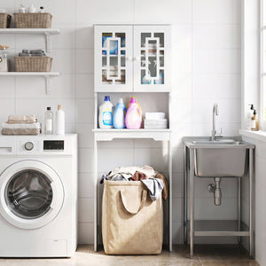 Bathroom Spacesaver Over the Toilet Door Storage Cabinet