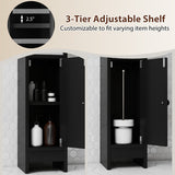 Twin Size Loft Bed with Desk and Shelves for Kids and Home-Black