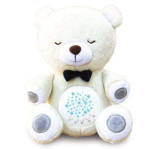 Lumipets Bear with Sound  Nursery Night Light & Sound Soother for Babies