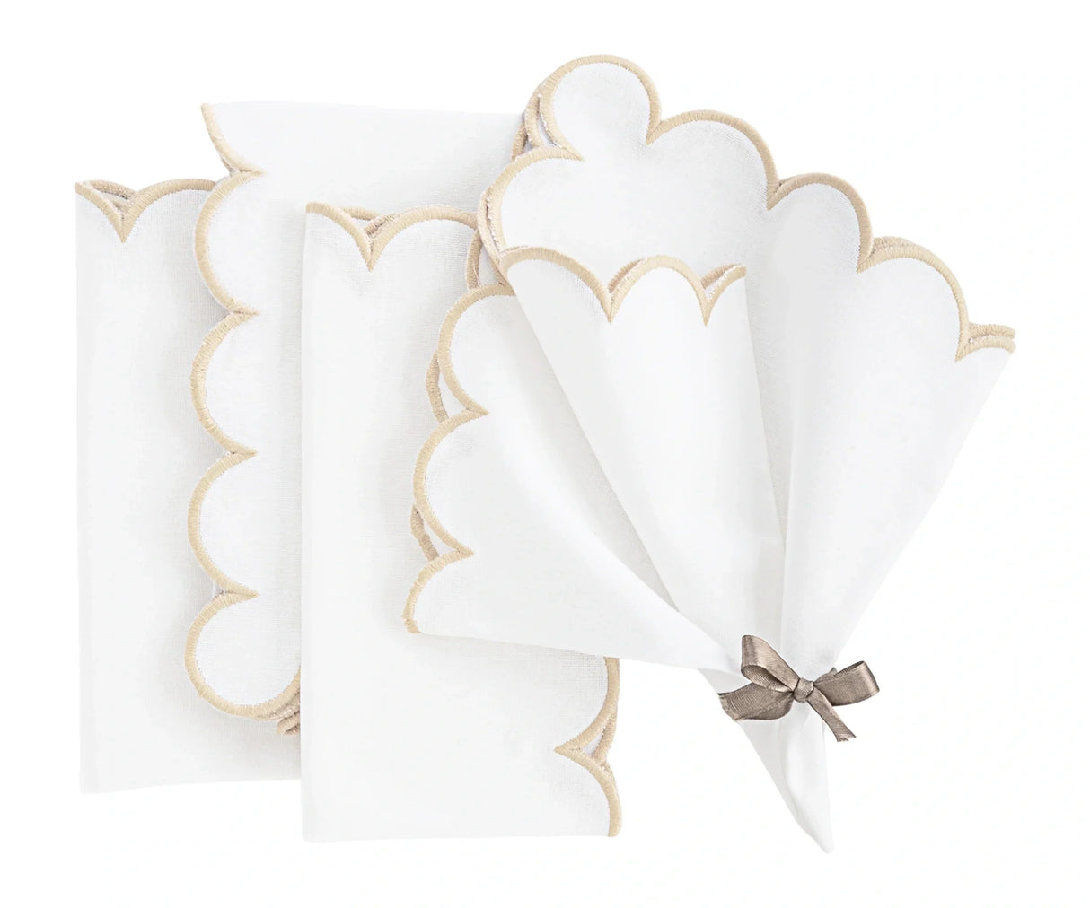 Pastel Cloth Napkins - Beige