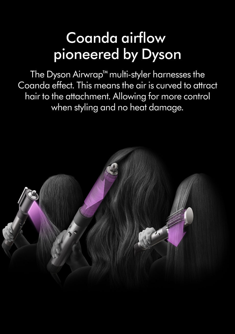 DYSON AIRWRAP MULTI-STYLER COMPLETE LONG in NICKEL/COPPER