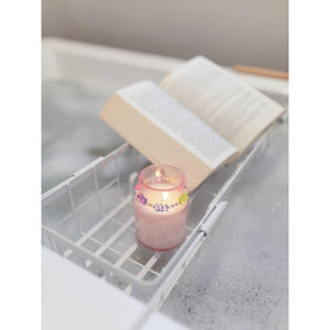 Best Friend Gift Candle & Friendship Bracelet Set - 4 Colors and Phrases