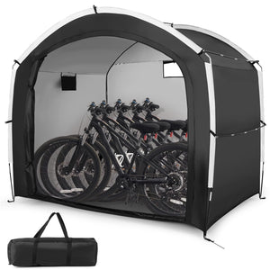 Bike Storage Shed Tent with PU4000MM Waterproof 210D Oxford Fabric for 5 Bikes