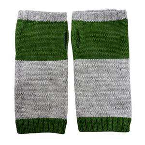 Bird Applique Arm Warmers | Fingerless Gloves in Black, Pink, or Green