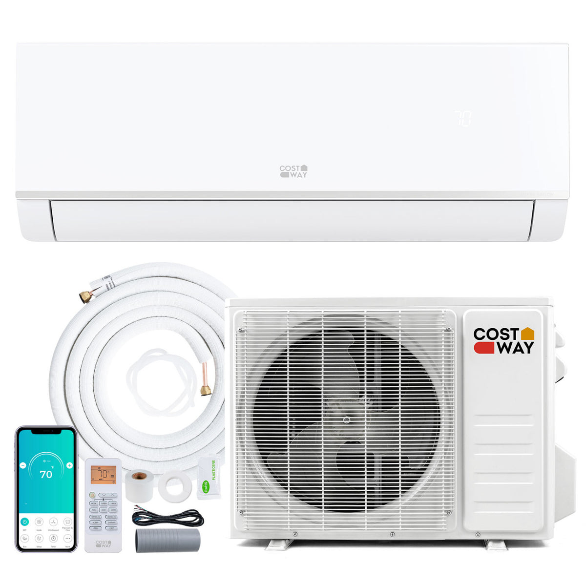 Blast Pro Series 9000 BTU 20 SEER2 115V Wifi Enabled Mini Split Air Conditioner and Heater