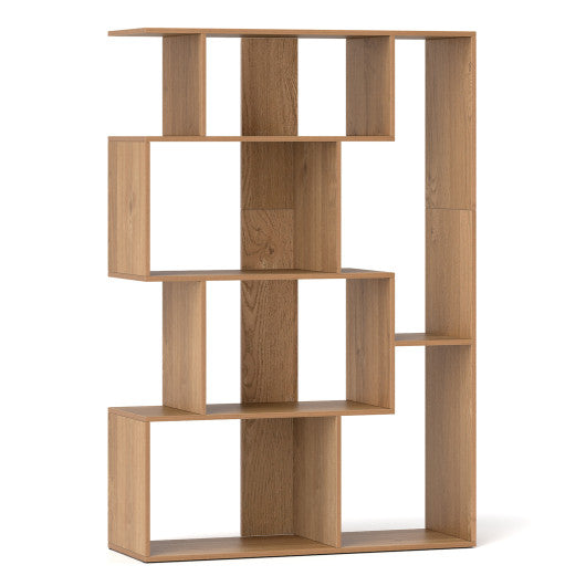 47 Inch 6-Cube Open-back Geometric Bookshelf for Bedroom Living Room-Natural