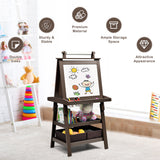 3 in 1 Double-Sided Storage Art Easel-Green