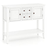 Buffet Sideboard Cabinet with 2 Doors and 2 Drawers-White