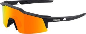 100% Speedcraft SL Sunglasses - Black - Red Mirror 60008-00005