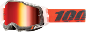 100% Racecraft 2 Goggles - Schrute - Red Mirror 50010-00014