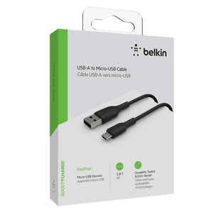 Belkin Boost Up Charge USB A to Micro USB Cable 3ft Black by Belkin