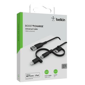 Belkin Boost Charge Universal Cable 3ft Black by Belkin