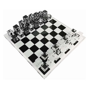 Infinity Lucite 17-Inch Lucite Chess Set by Pursonic