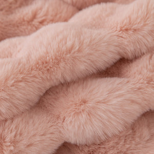 Faux Rabbit Fur Throws for Sofas, Stylish Throw Blankets for Couch and Couch Throw Cover