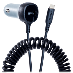 Ventev 27W ULTRAFAST Car Charger and USB-C Connected Cable by Ventev