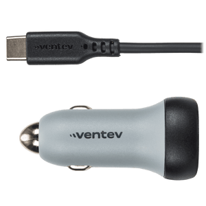 Ventev 27W ULTRAFAST Car Charger and USB-C Connected Cable by Ventev