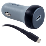 Ventev 30W ULTRAFAST USB C Universal Car Charger and USB C to USB C Cable by Ventev