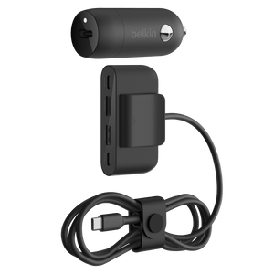 Belkin 30W PD Car Charger with 4 Port Power Extender 2m by Belkin