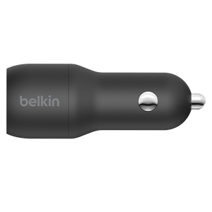 Belkin Dual Port USB A Car Charger 24W by Belkin