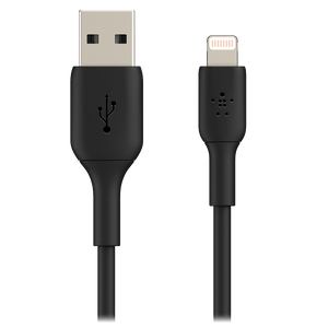 Belkin Boost Up Charge Dual Port USB A Car Charger 24W with Apple Lightning Cable 3ft by Belkin