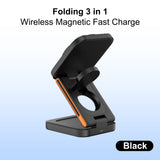 FlexiTrip Foldable Wireless Charger – Compact, Fast Charging, Portable Design for iPhone, Android, and Qi-Enabled Devices by Infinite Basics