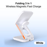FlexiTrip Foldable Wireless Charger – Compact, Fast Charging, Portable Design for iPhone, Android, and Qi-Enabled Devices by Infinite Basics