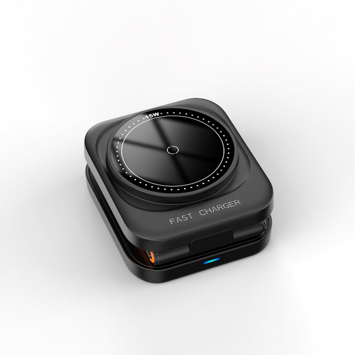 FlexiTrip Foldable Wireless Charger – Compact, Fast Charging, Portable Design for iPhone, Android, and Qi-Enabled Devices by Infinite Basics