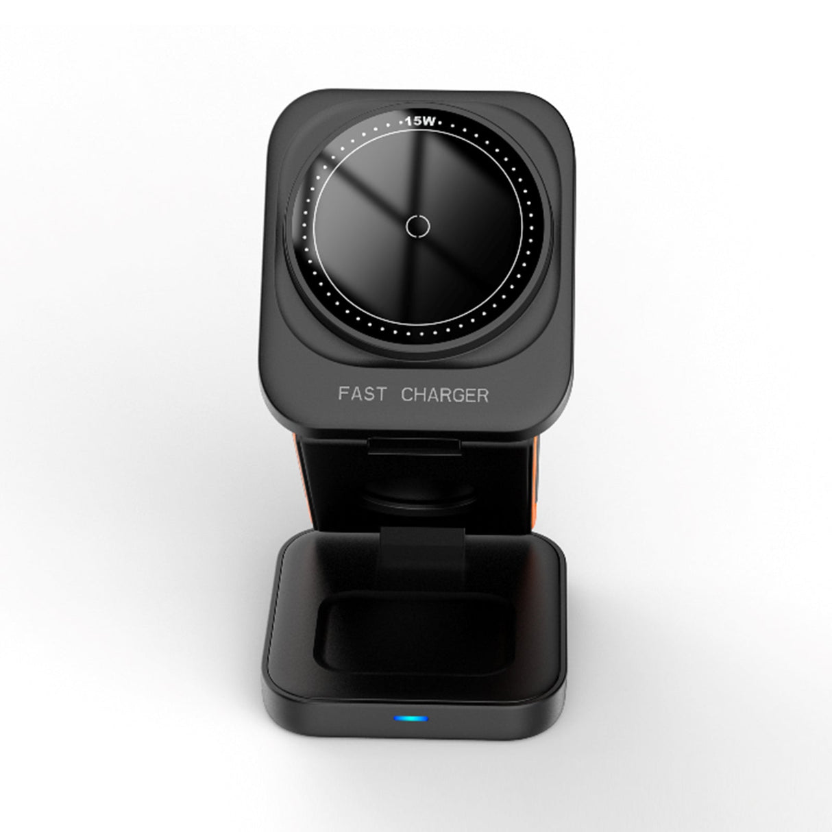 FlexiTrip Foldable Wireless Charger – Compact, Fast Charging, Portable Design for iPhone, Android, and Qi-Enabled Devices by Infinite Basics