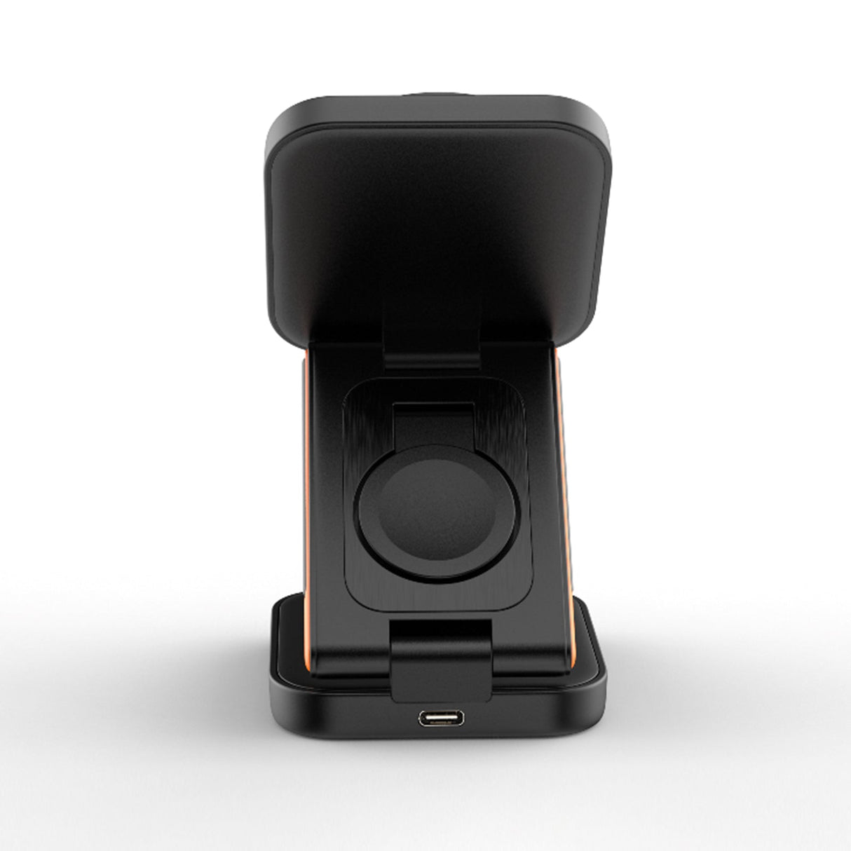 FlexiTrip Foldable Wireless Charger – Compact, Fast Charging, Portable Design for iPhone, Android, and Qi-Enabled Devices by Infinite Basics