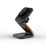 FlexiTrip Foldable Wireless Charger – Compact, Fast Charging, Portable Design for iPhone, Android, and Qi-Enabled Devices by Infinite Basics